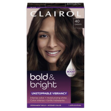 Clairol Bold & Bright Permanente Haarkleur, 40 Cafecito Kleur, Verpakking van 1
