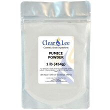 ClearLee Puimsteen van cosmetische kwaliteit - 100% puur natuurlijk graan/poeder - Ideaal voor huidafschilfering in doe-het-zeep Maskers Scrubs voor