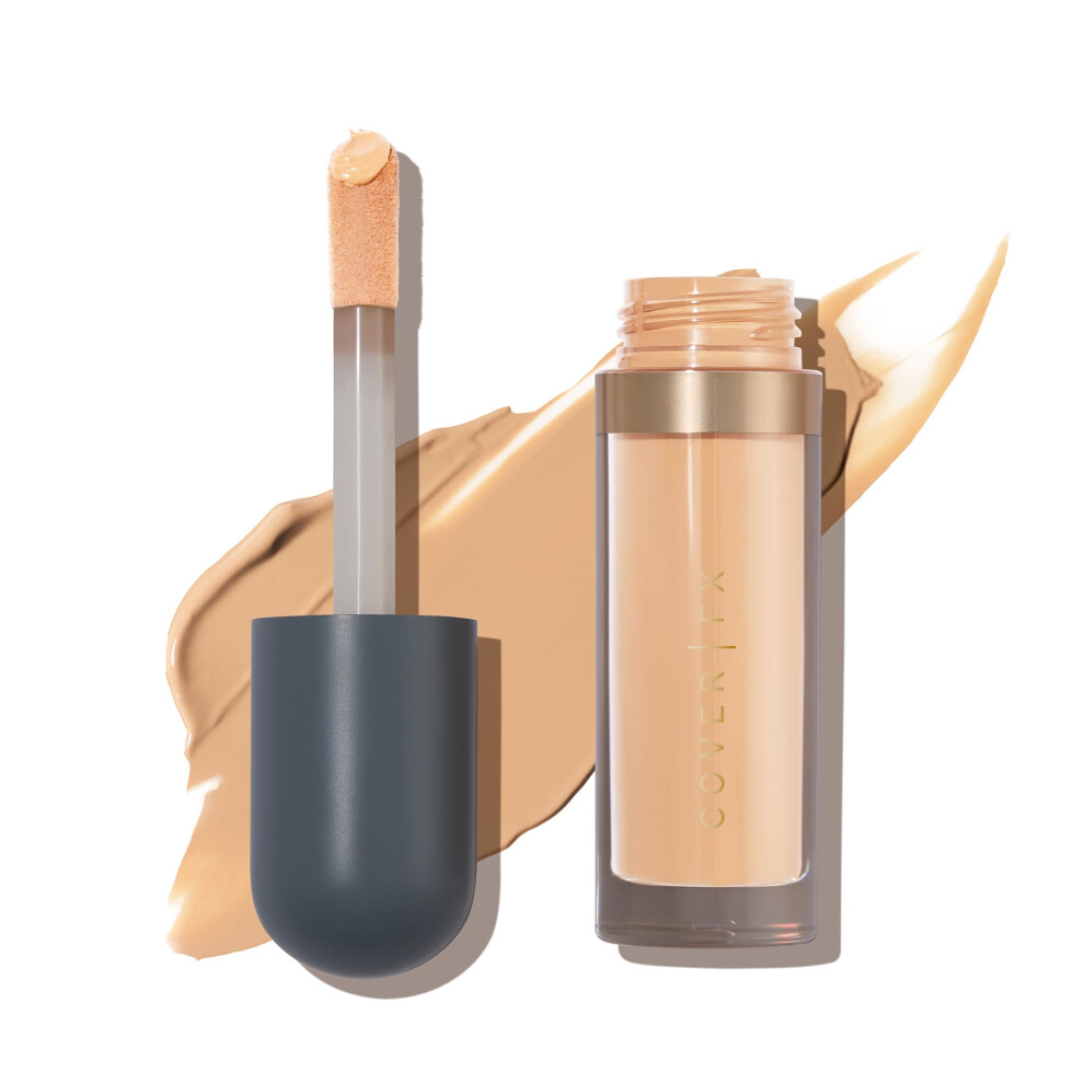 COVER FX Skin Discovered Longwear Full Coverage Concealer | Buildable Crease-Resistant High Coverage Formula Conceals  Corrects  and Brightens | M2- M
