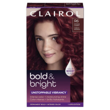 Clairol Bold & Bright Permanente Haarkleur, R6 Intense Cherry, Verpakking van 1