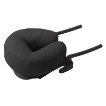 EARTHLITE Massage Table Face Cradle DELUXE ADJUSTABLE - Massage Table / Massage Chair Headrest Platform with Face Pillow, Black