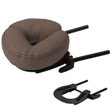 EARTHLITE Massage Table Face Cradle DELUXE ADJUSTABLE - Massage Table / Massage Chair Headrest Platform with Face Pillow, Latte