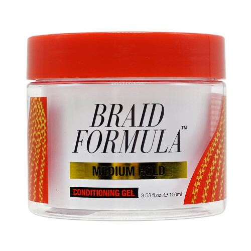 EBIN NEW YORK Braid Formula Conditioning Gel, Medium Hold, 3.53oz | Perfekt för flätor, vridningar, kanter