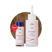 eSalon Permanente haarkleur- en haarverfset - Donkerblond - Professionele ammoniakvrije colorist voor tot 100% grijsdekking op alle haartypes