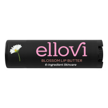 Ellovi Natural Lip Butter Lip Balm - Blossom - Pure Enough to Eat - Made With Just 6 Vegan Ingredients - Moisturizing Lip Care for All Day Hydration