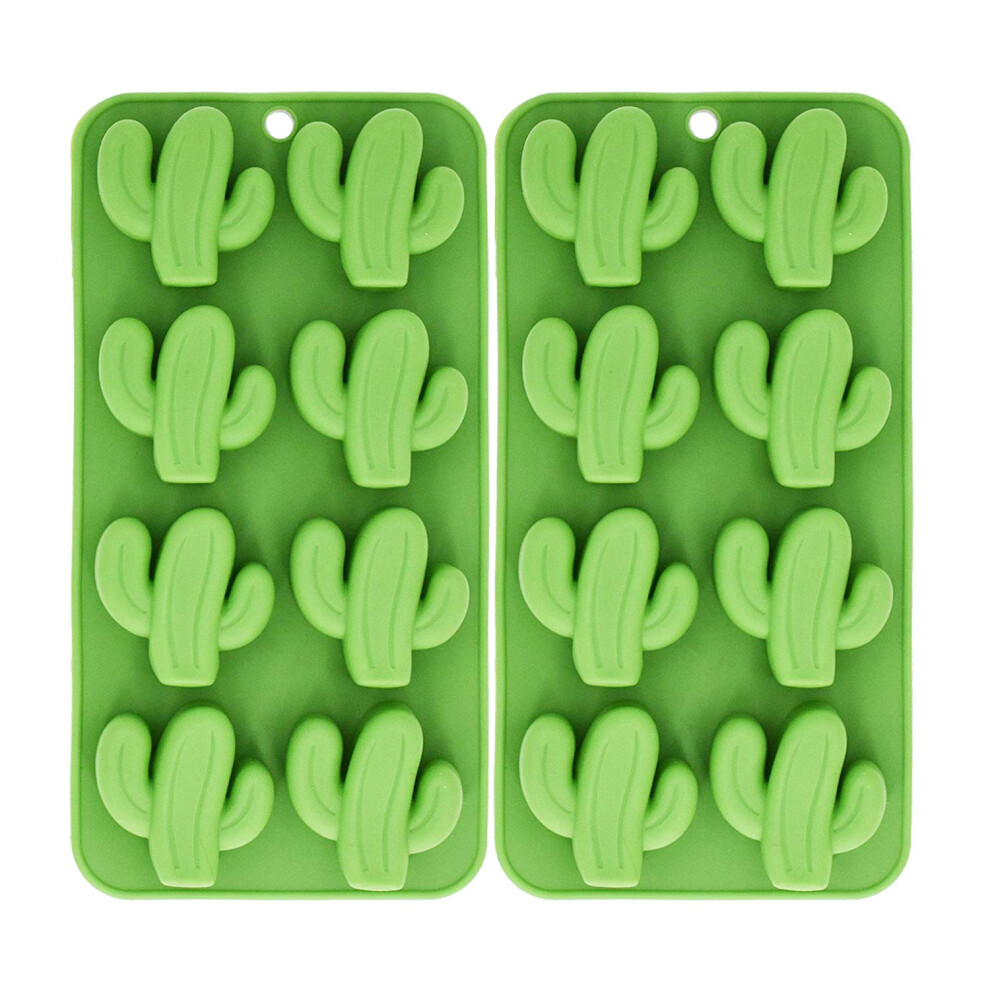 Molde De Silicona Fewo Con 8 Cavidades Para Cubitos De Hielo, Ideal Para Chocolate, Dulces, Galletas, Fondant, Gomitas, Gelatina, Reposter A, Vel-image