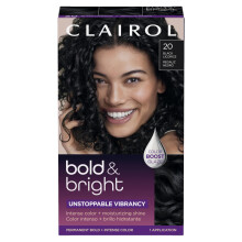 Clairol Bold & Bright Permanente Haarkleur, 20 Zwarte Drop, Verpakking van 1
