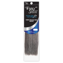 Foxy Silver (Weave - HH Yaki Straight) 08 inch - 100% Human Hair Weave in 44
