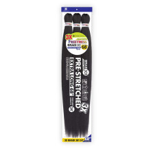 FreeTress Braids FreeTress Natural Texture Braids 3X Pre-Stretched Braid 301 34inch (1-PACK CB27613)