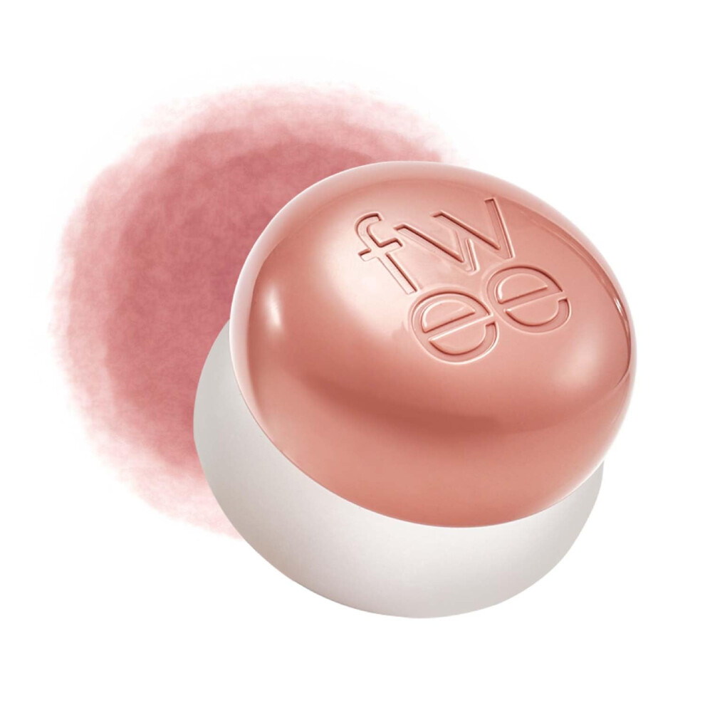 Viikko Fwee Lip&Cheek Blurry Pudding Pot | Just Me Moment - Without | Makeup Blush Buildable Lightweight Multi-Use Soft Matte Finish | 5G