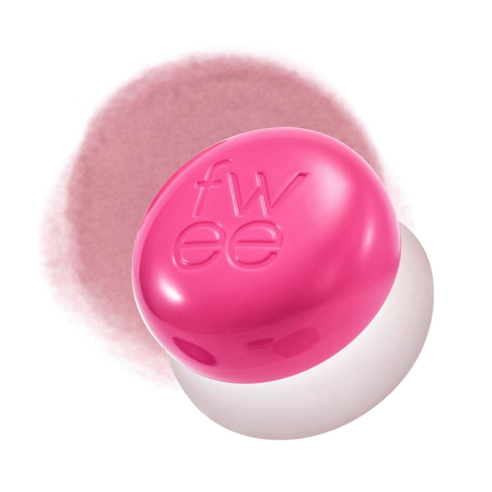 Viikko Fwee Lip&Cheek Blurry Pudding Pot | Blushed Moment - Baby | Makeup Blush Buildable Lightweight Multi-Use Soft Matte Finish | 5G