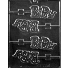 Gabands's Goodies B055 Baby Shower Lollipop Lolly Chocolate Candy Soap Moule avec des instructions de moulage exclusives