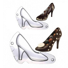 HiParty Mini & Kleine 3D Hoge Hak Schoen Chocoladevorm Polycarbonaat Stiletto Hakken Snoepvorm Bruiloft Bruids Douche Gunsten Verjaardagsfeestje Taar