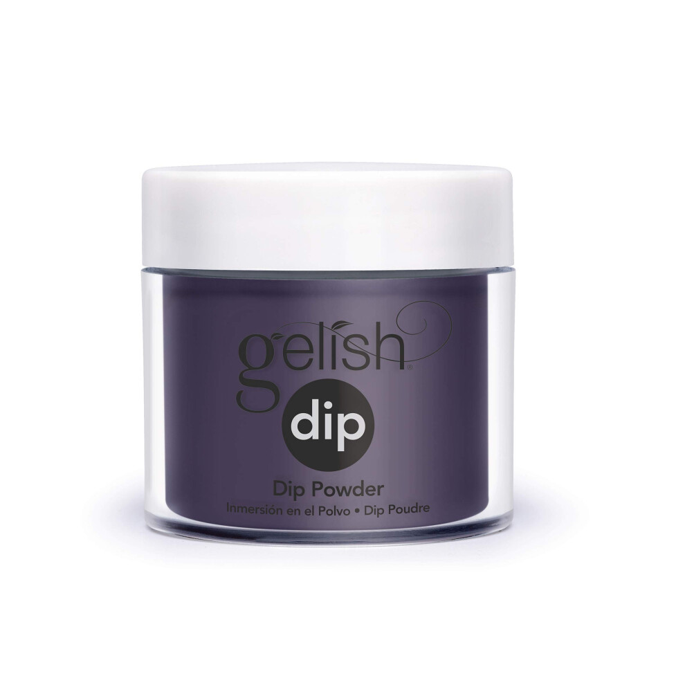 Gelish Powder Dip Collection (A Kiss In The Dark) Black Nail Dip Powder  Black Nail Powder  Dip Powder Colors  8 ounce