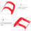 Healifty Template per Barba per Modellare e Radere, Strumento per Ritocco Goatee per Uomini 2