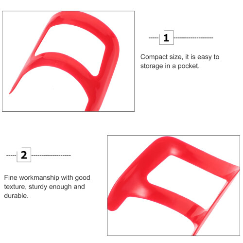 Healifty Template per Barba per Modellare e Radere, Strumento per Ritocco Goatee per Uomini 1