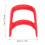 Healifty Template per Barba per Modellare e Radere, Strumento per Ritocco Goatee per Uomini 4