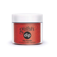 Gelish Poeder Dip Collectie (Walking On Stardust) Sprankelend Rode Nageldip Poeder, .8 ounce