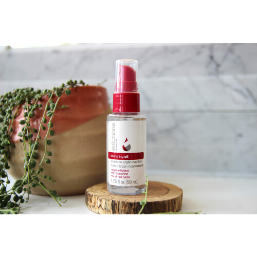 GREAT CLIPS Solutions Olio Nutriente 1,75 oz | Miscela di Olio di Argan Idrata Capelli e Pelle | Ottimo per Capelli Secchi e Danni 1