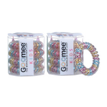 Goomee Elastici per Capelli a Spirale per Bambini - Confezione da 8, Facili da Rimuovere, Senza Nodini
