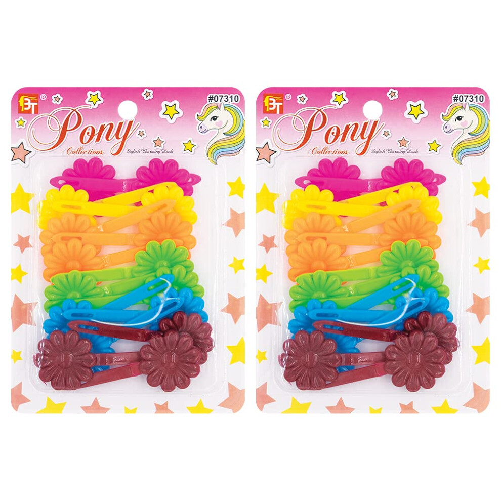 Haarspeldjes Haarspeldjes Kleurrijke Haarspelden Accessoires Voor Kinderen Kinderen Meisjes Peuters Vrouwen Alle Leeftijden (Dark Rainbow Assortiment-image