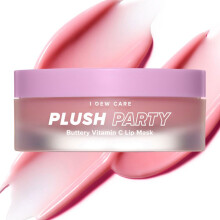 I Dew Care Koreanska maska ??do spania na usta | Plush Party Buttery Witamina C Szklany balsam nawilzajacy do ust z maslem kakaowym do suchych ust Sz