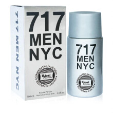 Hybrid & Company 717 Men Nyc Toilette Masculine Scent Natural Sprayt 3.4 Fl Oz