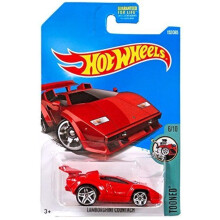Hot Wheels 2017 Tooned Lamborghini Countach 152/365 Rød