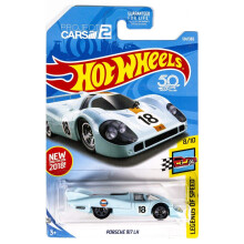 Hot Wheels 2018 50th Jubilæum Legends of Speed ??Porsche 917 LH 124/365 Light Blue