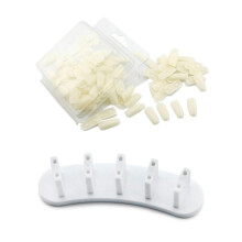 KADS 1set Nail Practice Stand Nail Training Holder + 100pcs Practice Nail Tips Salon Manicure Nail Art Beauty Tools