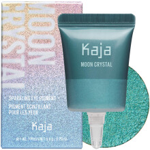 Kaja Eyeshadow - Moon Crystal | Sparkling Eye Pigment Shimmering Teal Finish Highly Pigmented Glitter 06 Cosmic 0.29 Oz