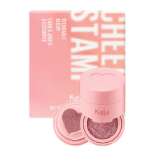 Kaja Blush-brutale stempel | Gift 7 tinten opbouwbare en mengbare tint met hartvormige applicator Coral Finish 05 Sassy 0,17 Oz