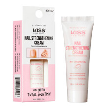 Crema rinforzante per unghie Kiss New York con olio di cocco, crema per la crescita e il condizionamento delle unghie, trattamento per unghie pro