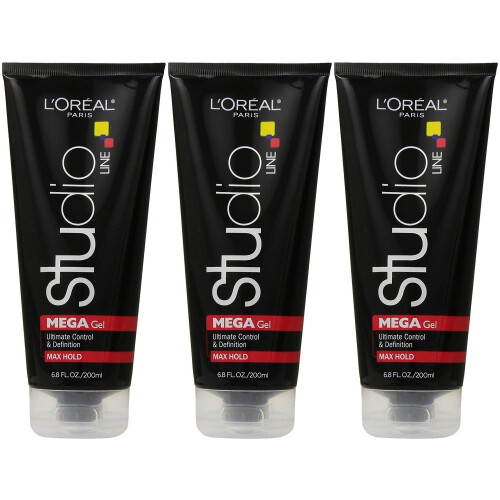 L’Oréal Paris L'Oreal Paris Studio Line Mega Hair Gel 6,8 onas (pacote com 3)