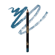 KISS NEW YORK Professional Slim Eye Pencil Creamy Soft Eye Liner Smooth Long-Lasting Rich Eyeline Color Natural Eye Makeup Water-Resistant (Teal