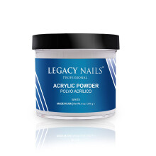 Nails legacy Professional White Acrilic Powder Net Wt. 8 once. - Manicure francesi Blending Cover Acrilics Colori estensioni per unghie Copertura com