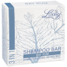 Luxiny Bay Rum Shampoo Bar is veganistisch sulfaatvrij en gemaakt in de VS. Onze 3 in 1 Herenshampoo Bar is geweldig voor alle haartypes. Krijg tot 6