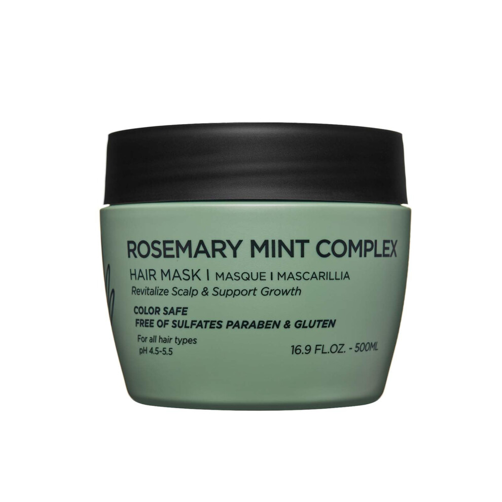 L Luseta Luseta Rosemary Mint Hair Mask For Dry Damaged Hair Strengthening Hair Treatment For Thinning Hair Deep Nourishment For Split Ends And Breakage