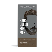 Madison Reed Mr. Hair Color For Men Medium Brown Demi-Permanent Hair Dye Reducer Grays på 15 minutter til hår & skæg Nære og styrkelse af Keratin