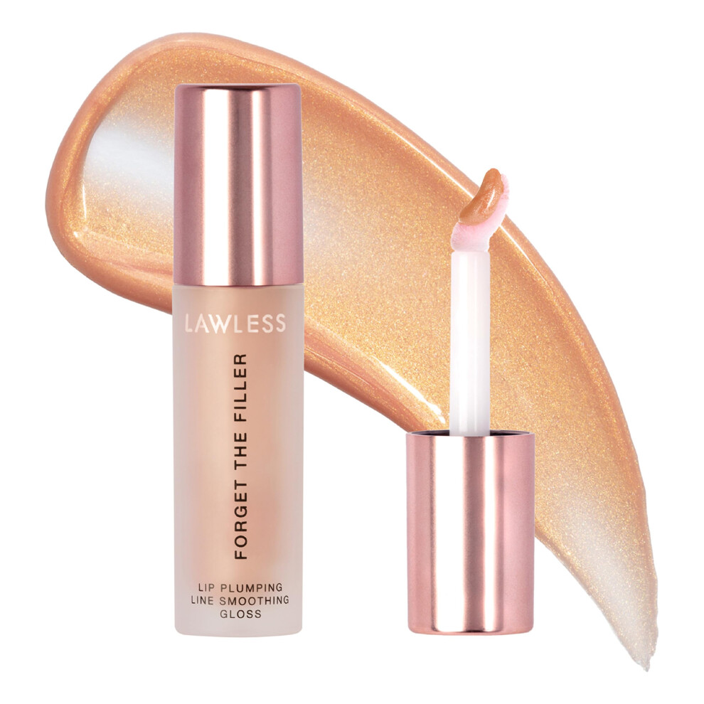 Lawless Forget The Filler Lip Plumping Line Smoothing Gloss - Daisy Girl - Premium Volumizing Lip Gloss With Natural Ingredients Designed To Plump Fi