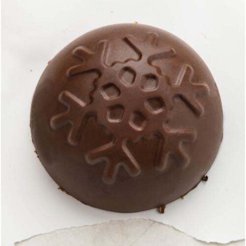 Mobi Hot Chocolate Cocoa Bombs Silicone Mold Snowflake for Making 3 """"Bombs"""" 1