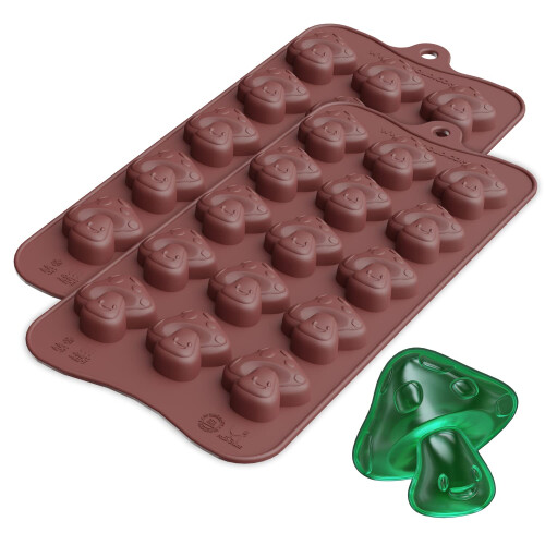 Moule de bonbons de champignons 2 pack