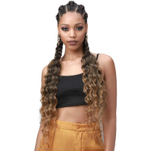 MULTI PACK ANGEBOTE! Bobbi Boss Synthetische Haarzöpfe 3X King Tips Ocean Wave 28" (1-PACK, T1B/27)