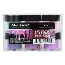 Mia Secret Nail Art LAS Vegas Acrylpulver 6 Stck