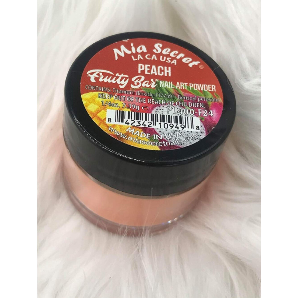Mia Secret Professional Acrylpulver Fruity Bar Kollektion 12 St?Ck Oder Einzelglas W?Hlen Sie Ihrs (Pfirsich)-image