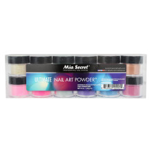 Mia Secret Ultimate Nail Art Powder Collection Set di 12 colori