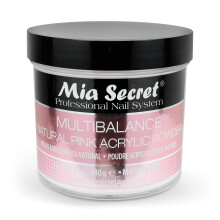 Mia Secret Multibalance Polvere per unghie acrilica rosa naturale 8 once