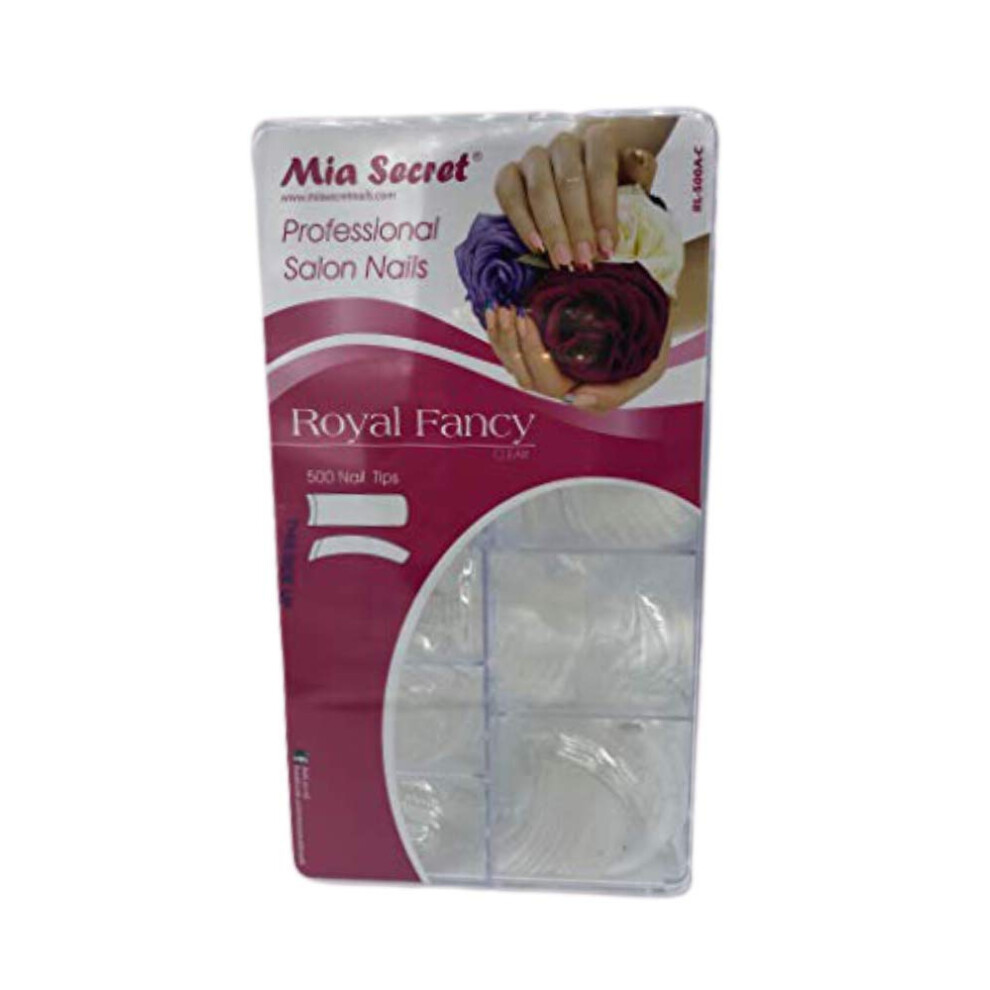 Mia Secret - Nail Tip Royal Fancy 500Pcs (Clear 500)