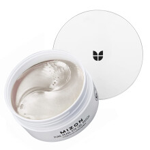 MIZON Pearl Eye Gel Patch Masks Under Eye Treatment Mask Reduces Wrinkles and Puffiness Dark Circles treatment Korean Hydrogel Eye Patches (Pure P