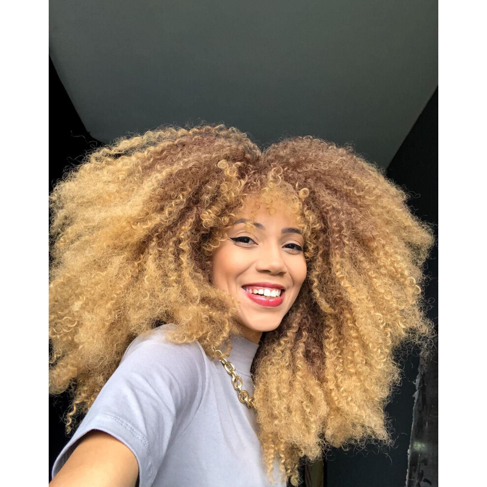 Muramura Hã¥R Unisex Black Muramura Hair 18Inch Long Curly Wig With Bangs For Women Afro Bomb Kinky Curly Wig Fluffy And Soft Synthetic Hair(33/27)